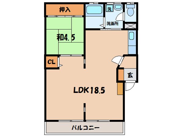 西尾駅 徒歩10分 1階の物件間取画像